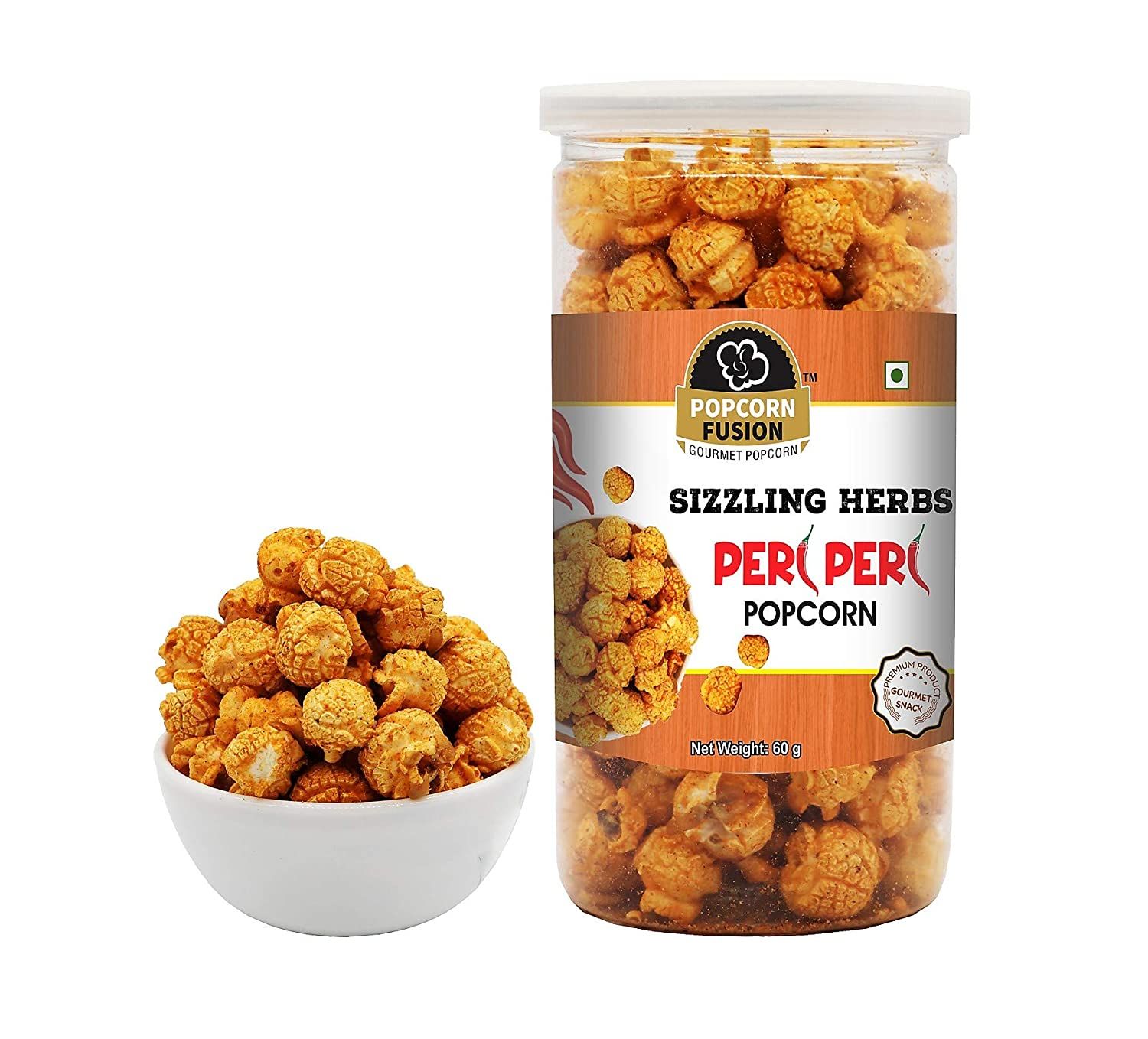 Popcorn Fusion Sizzling Herbs Peri Peri Popcorn Image