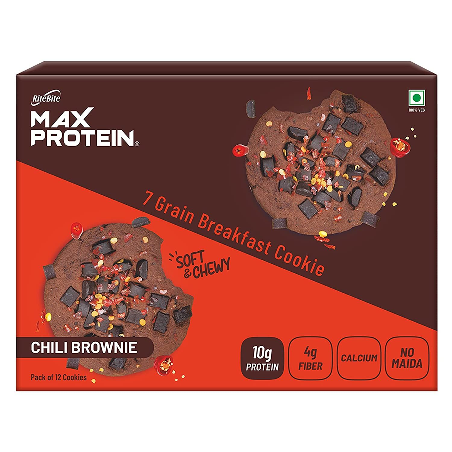 RiteBite Max Protein Cookies Chili Chocolate Image