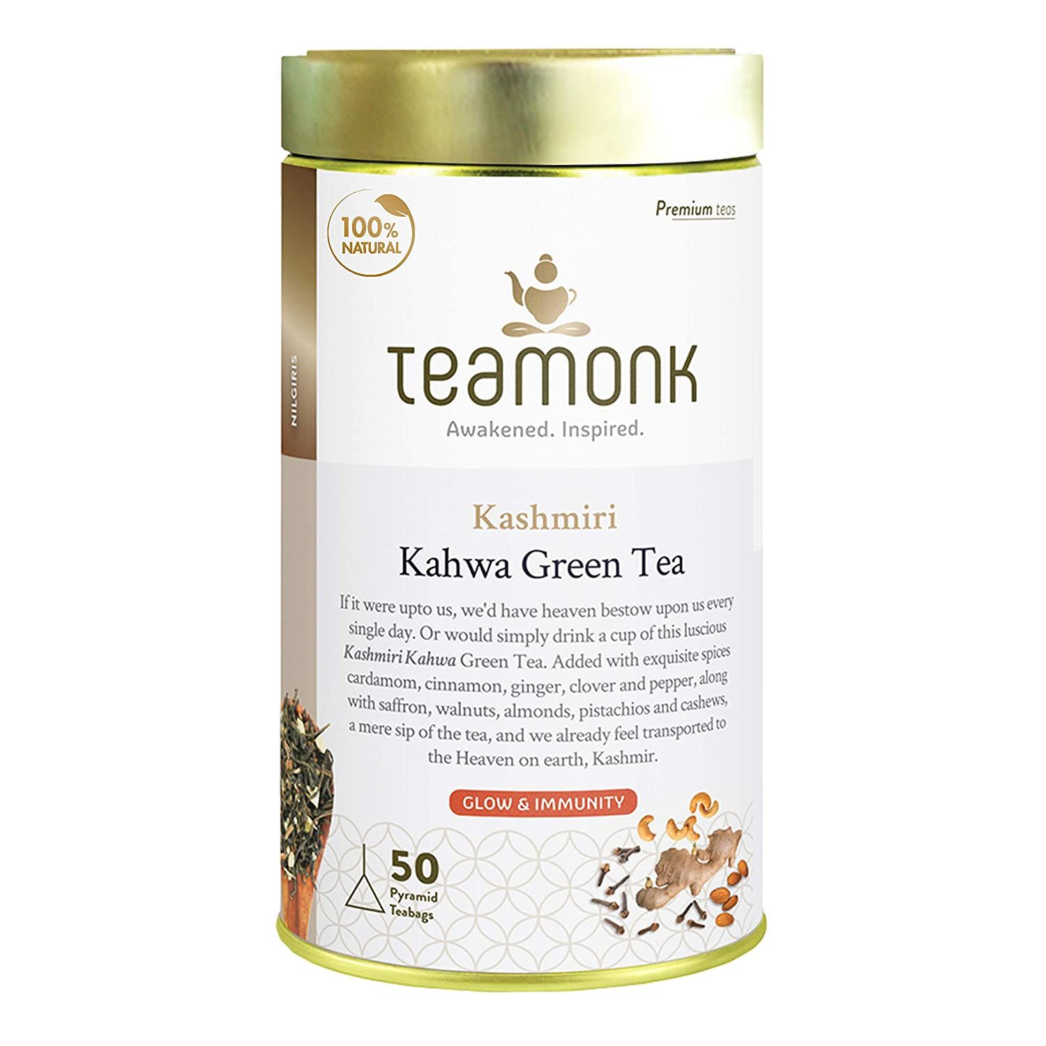 Teamonk Kahwa Green Tea Image