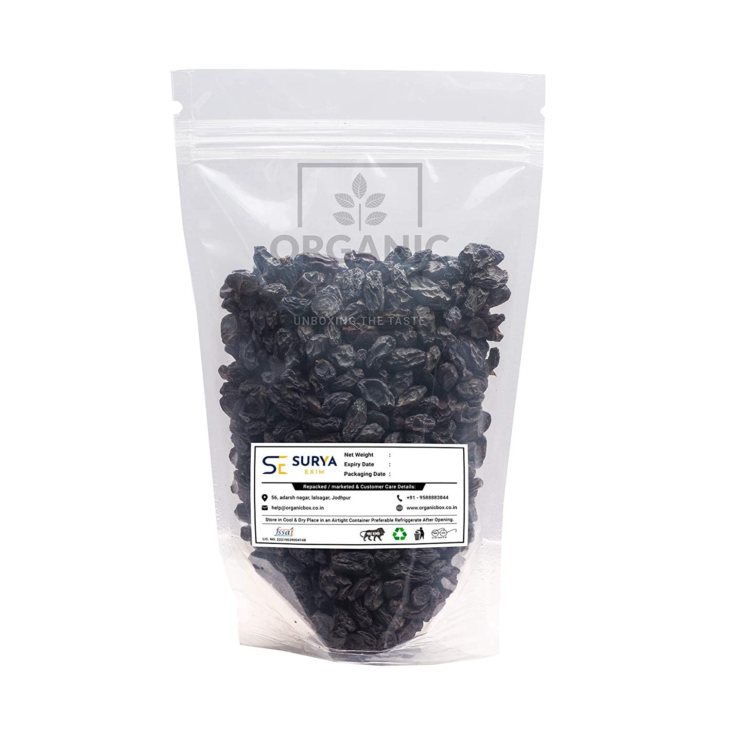 Organic Box Black Raisins Seedless Image