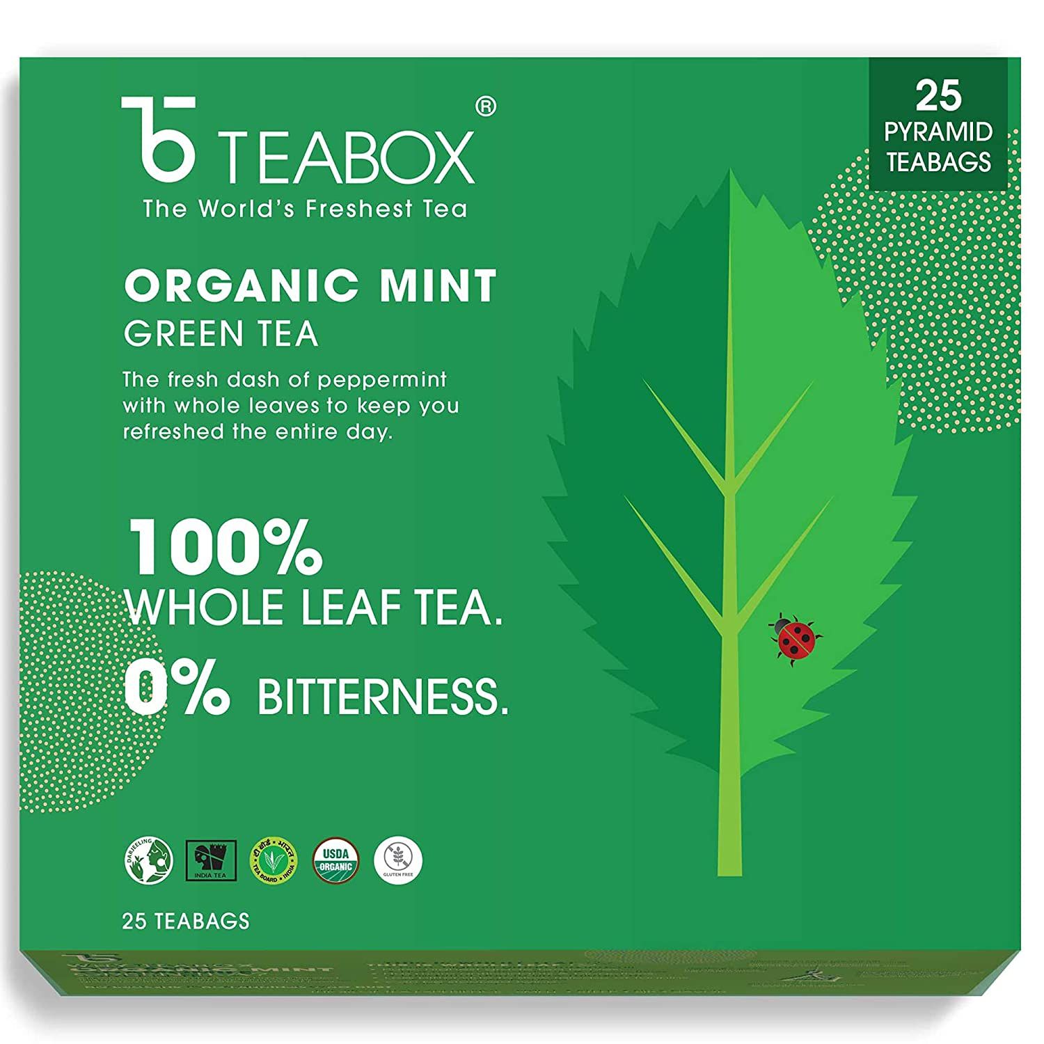 Teabox Organic Mint Green Tea Image