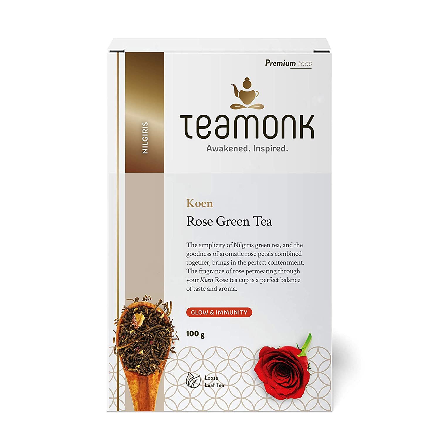 Teamonk Rose Green Tea Image