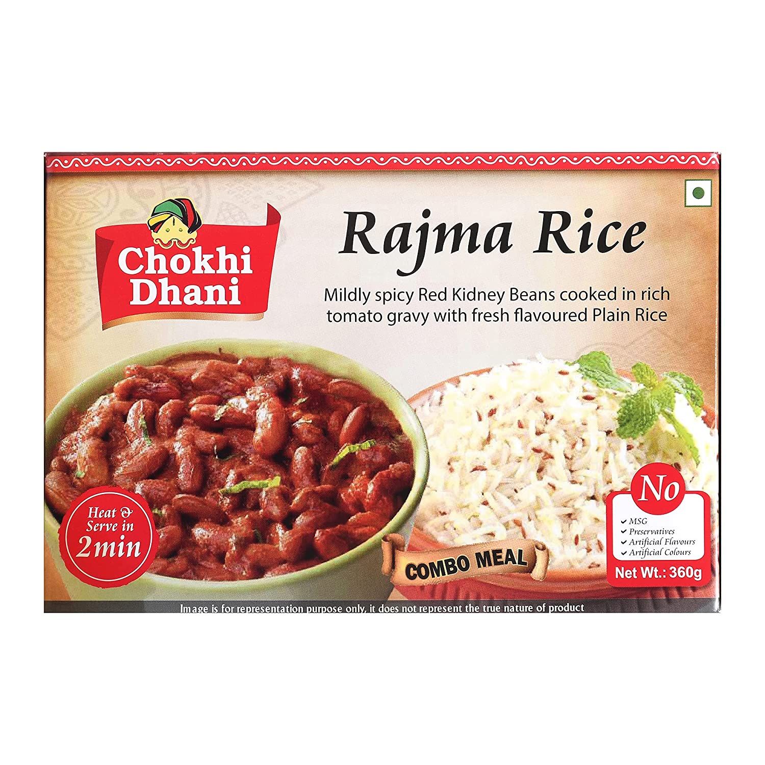 Chokhi Dhani Foods Ready to Eat Rajma Rice Image