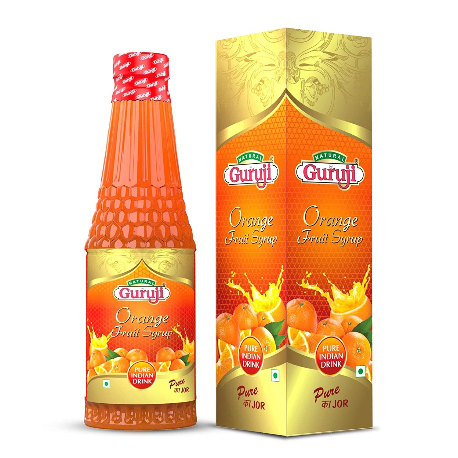 Jai Guruji Orange Fruit Syrup Sharbat Image