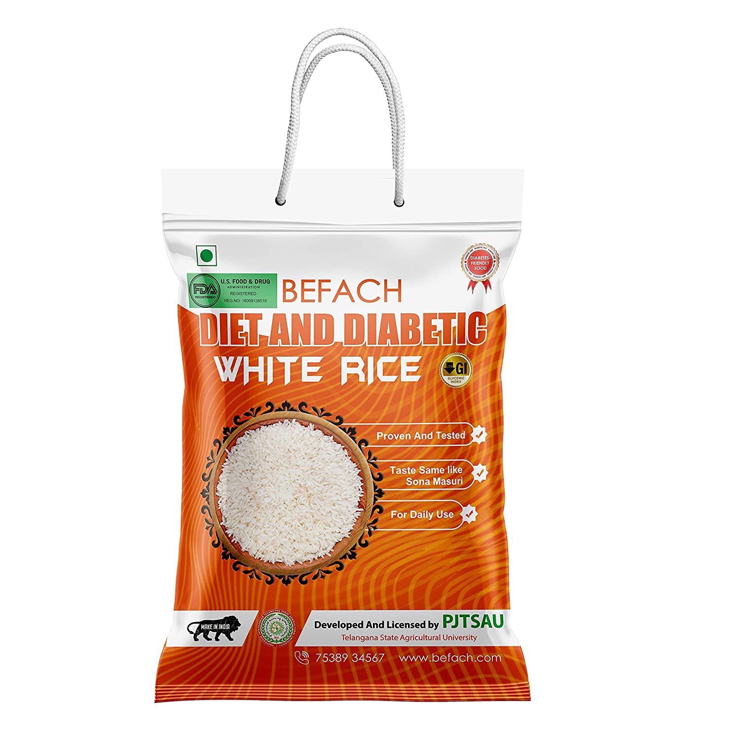 Befach 4X Diabetic White Rice Image