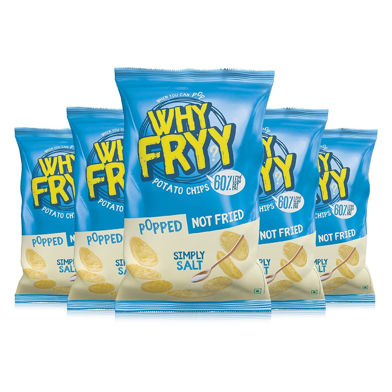 Why Fryy Popped Potato Chips Simply Salt Flavour Image