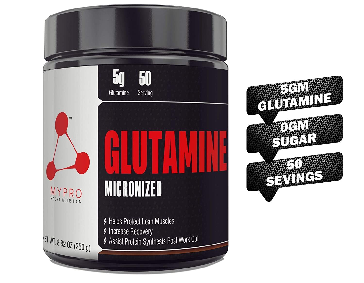 Mypro Sport Nutrition 100% Pure Glutamine Powder Image