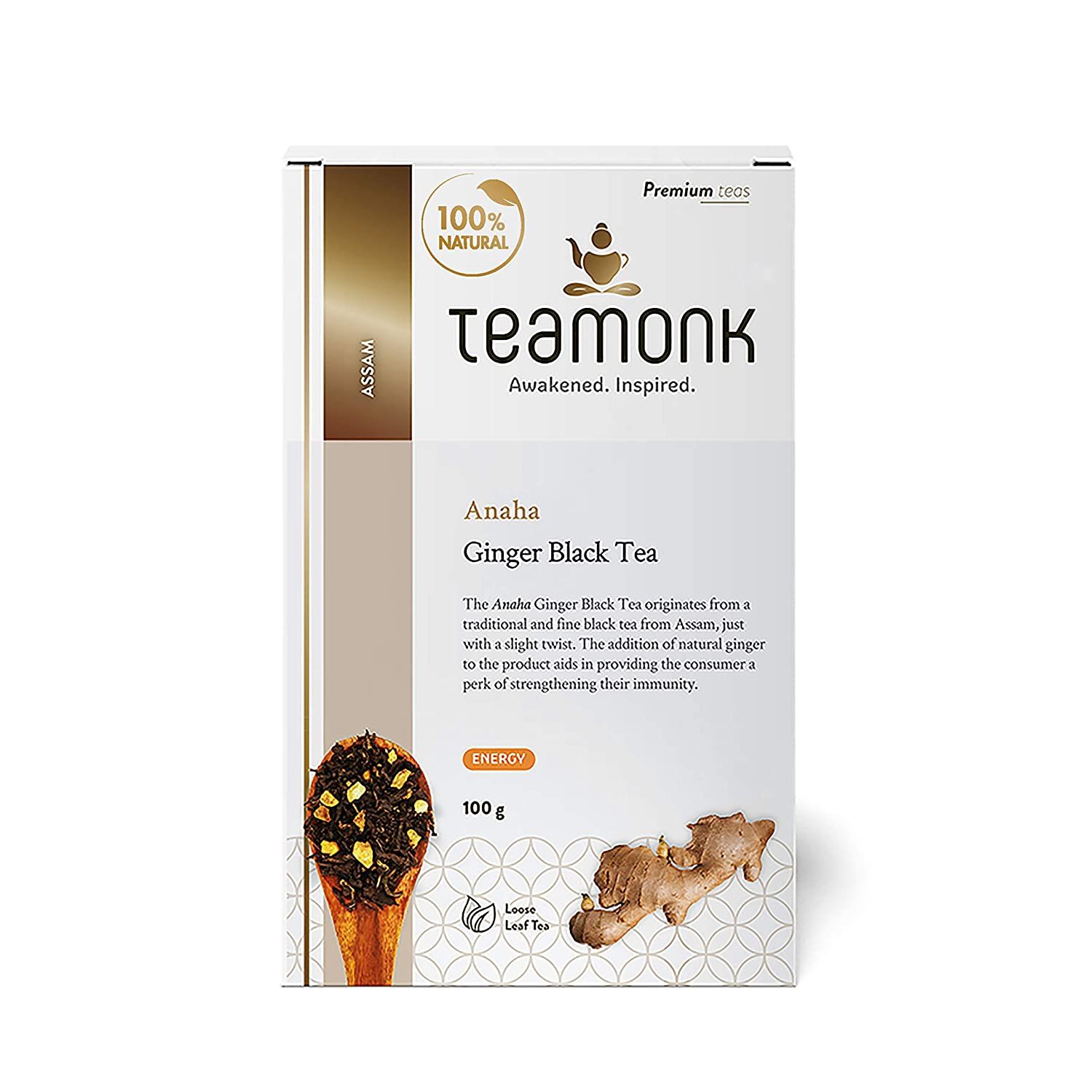 Teamonk Ginger Black Tea Image