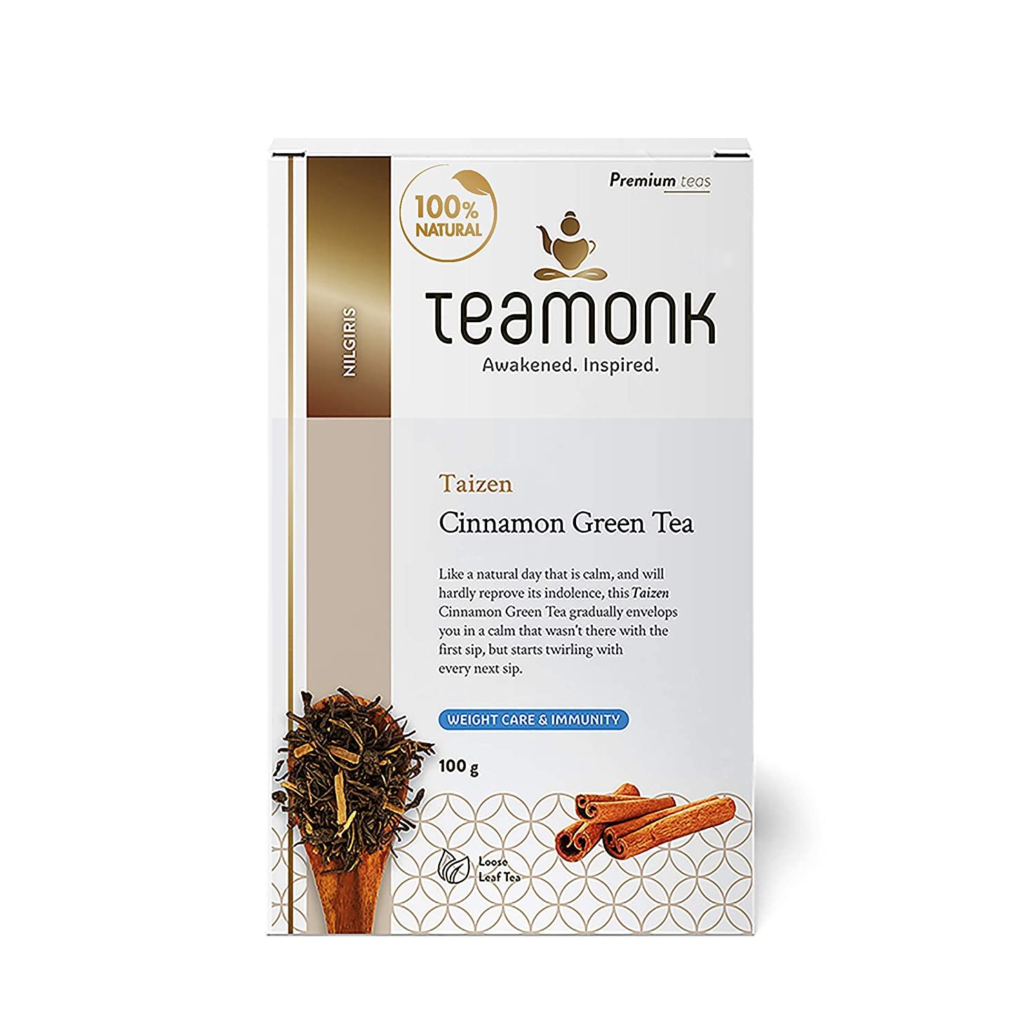 Teamonk Cinnamon Green Tea Image