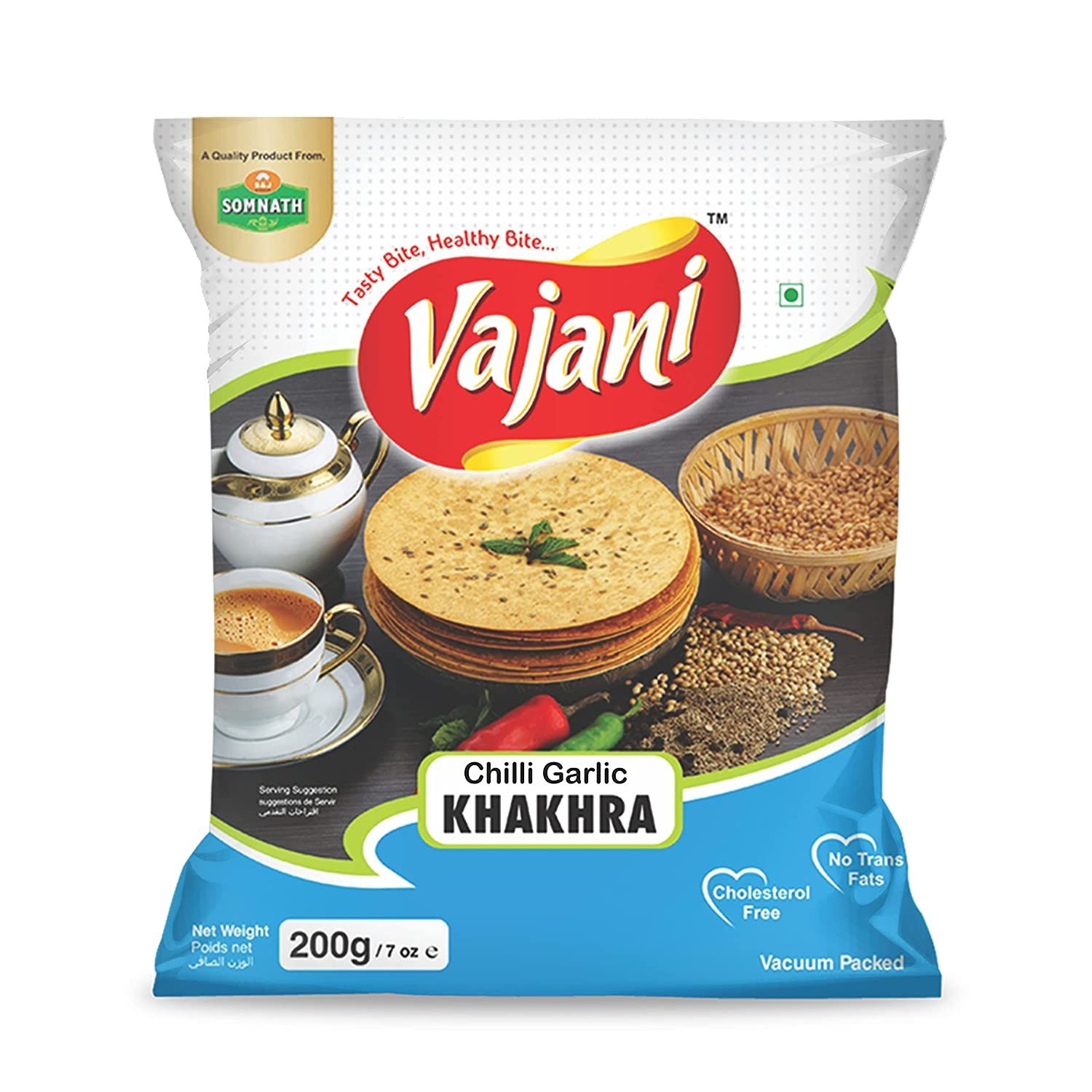 Vajani Khakhra Chilli Garlic Khakhra Image