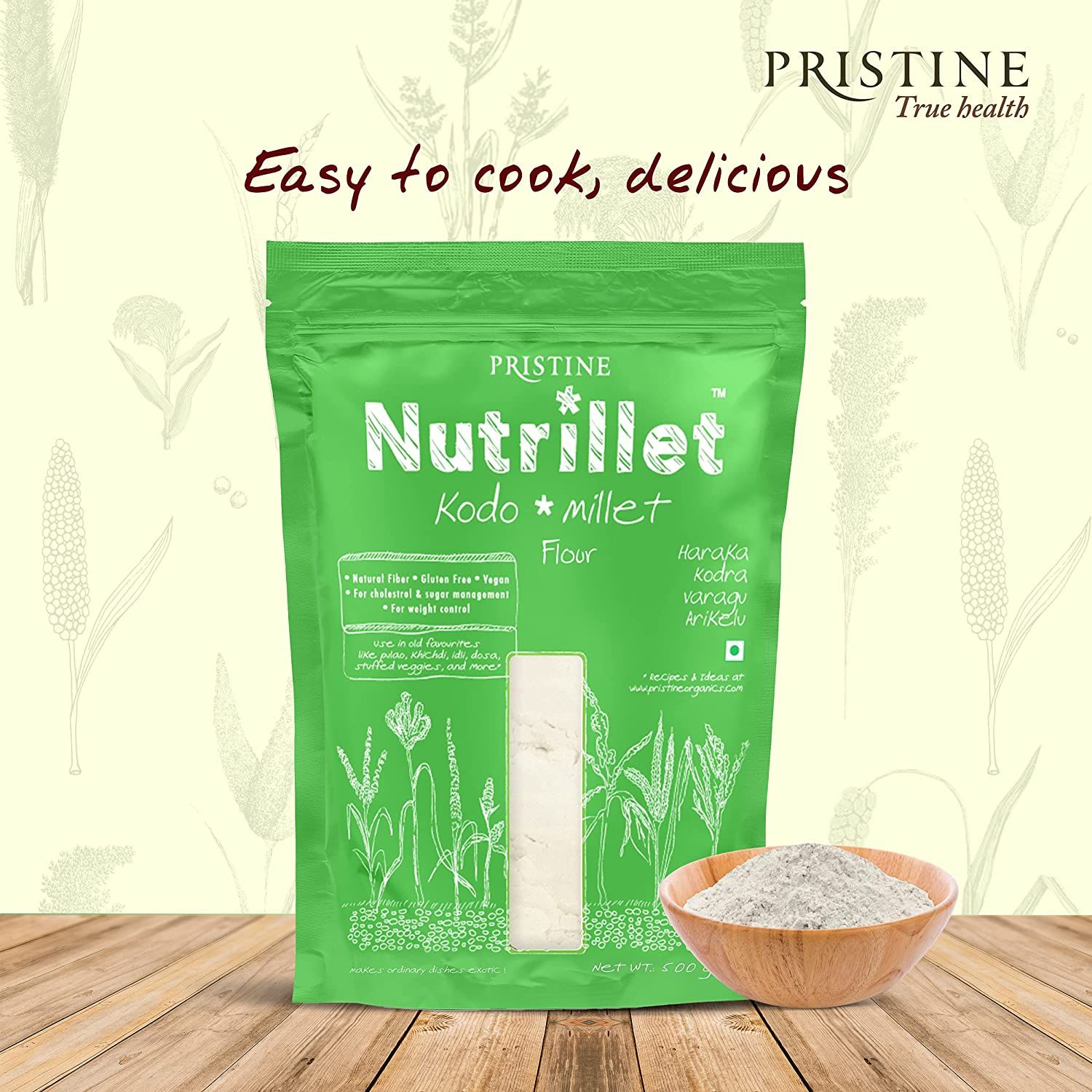 PRISTINE Nutrillet Healthy Kodo Millet Flour Image
