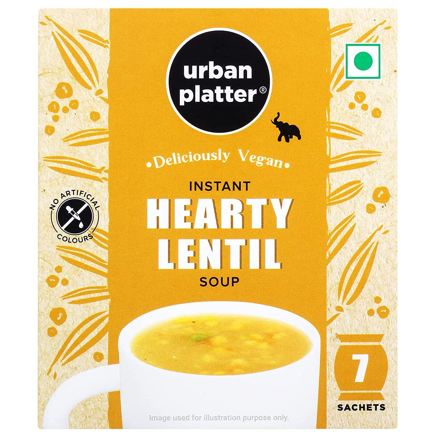 Urban Platter Vegan Instant Hearty Lentil Cup Soup Image