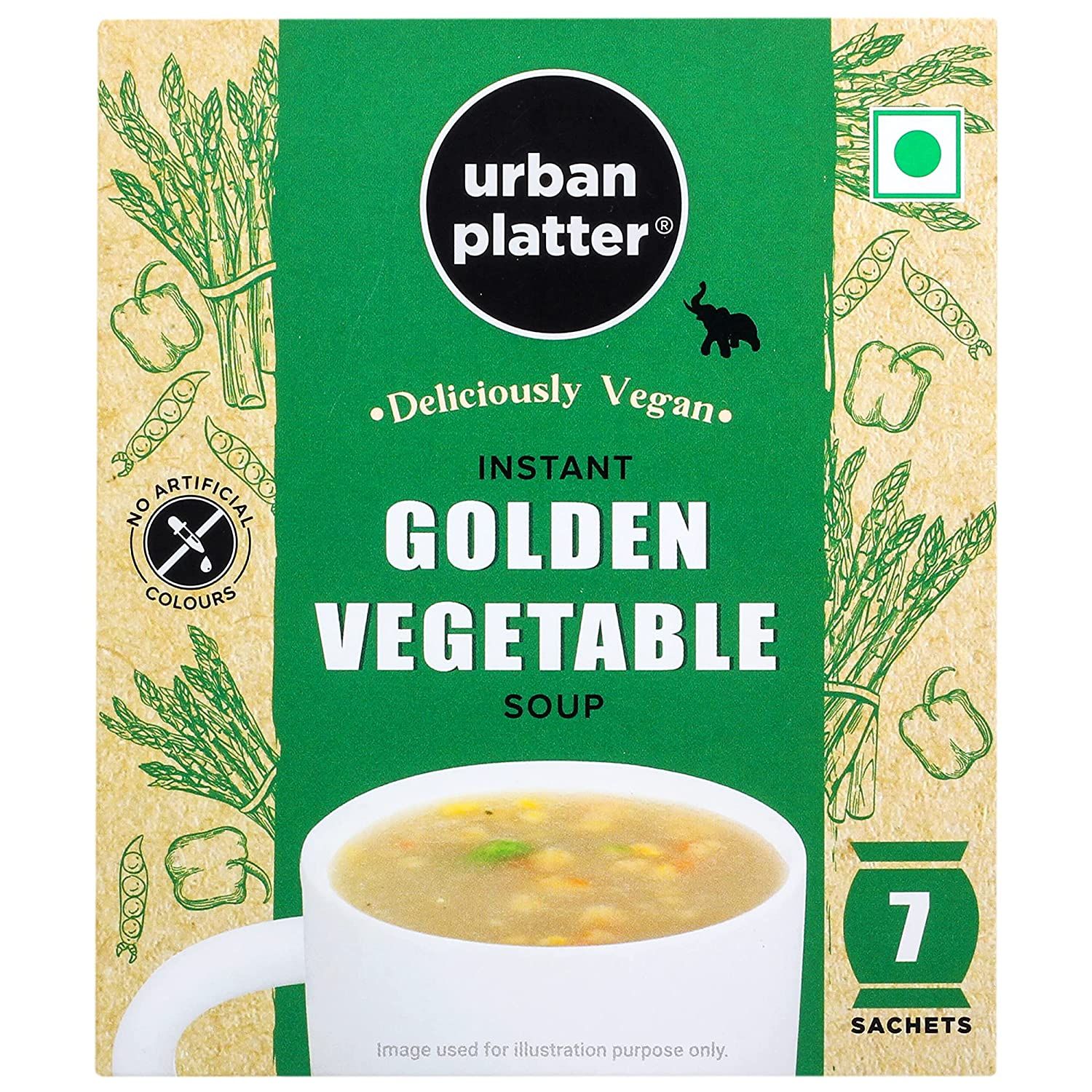 Urban Platter Vegan Instant Golden Vegetable Cup Soup Image