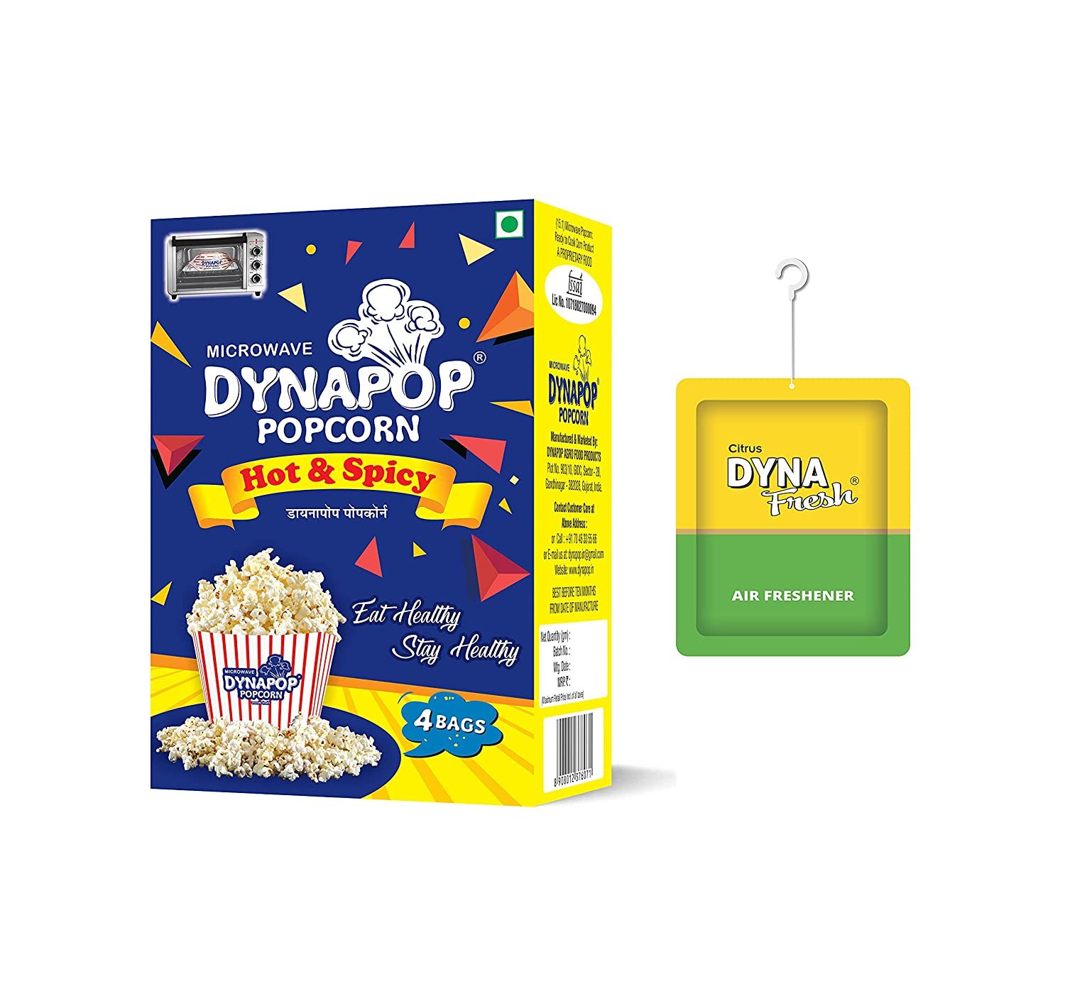 Dynapop Microwave Popcorn Hot & Spicy Image