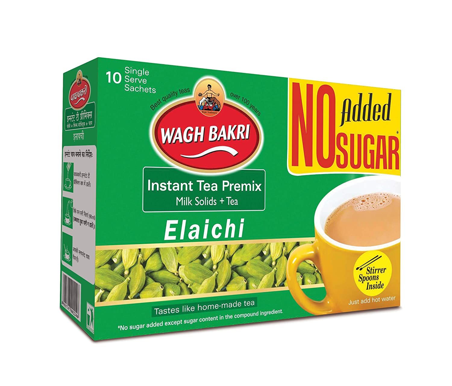 Wagh Bakri Instant Premix Elaichi No Added Sugar Image