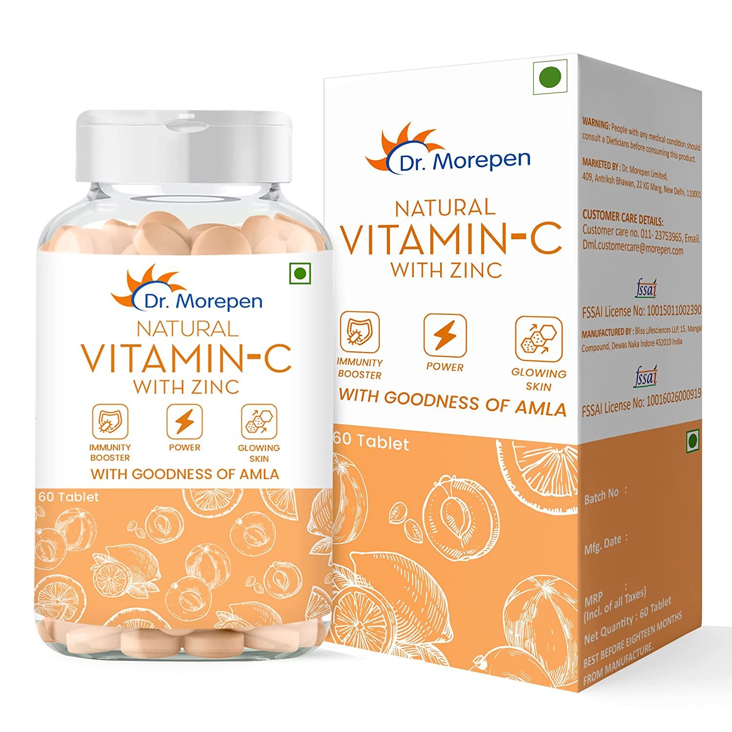 Dr Morepen Vitamin C With Zinc Image