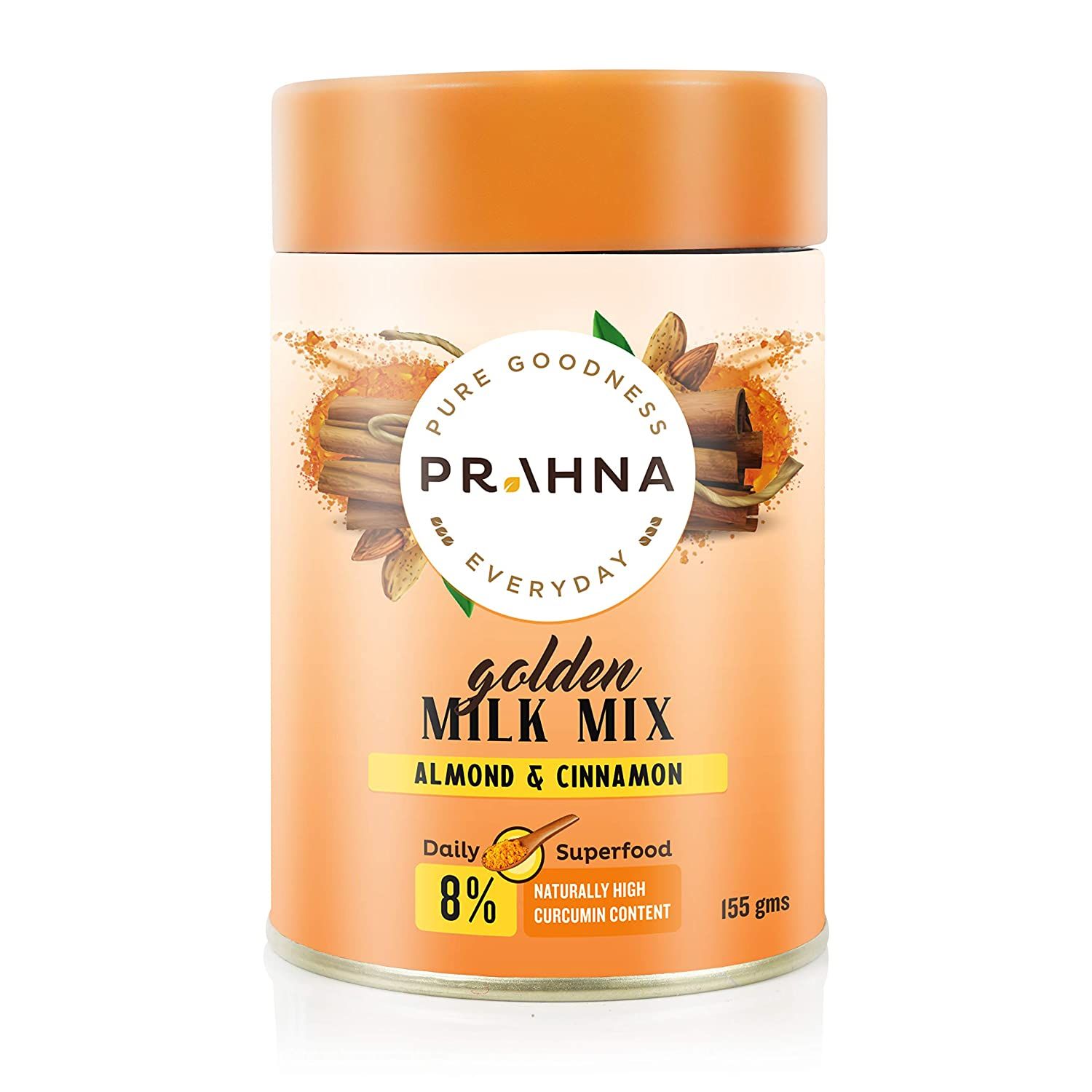Prahna Golden Milk Mix Almond's And Cinnamon Image
