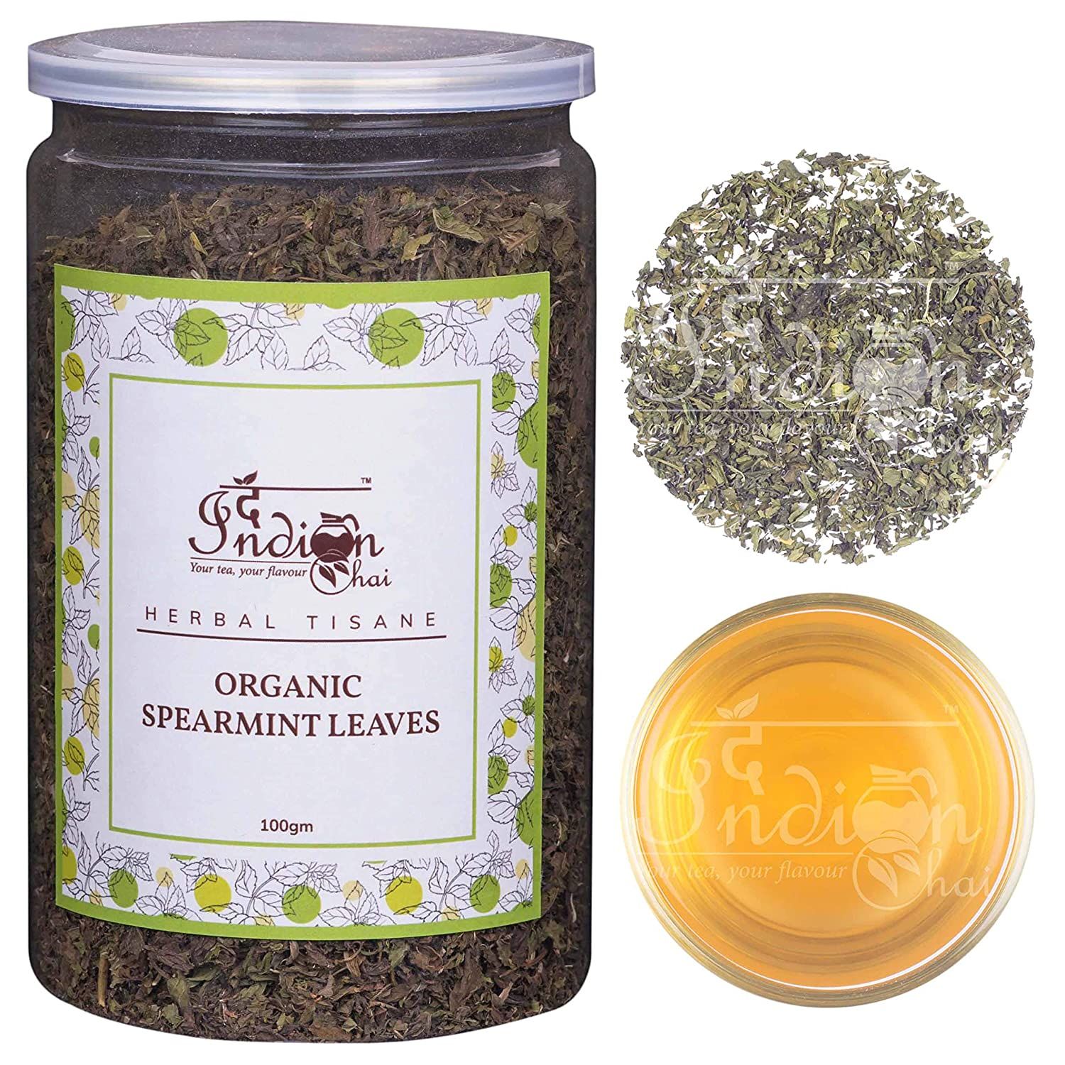 The Indian Chai Organic Spearmint Tea Leaves Image