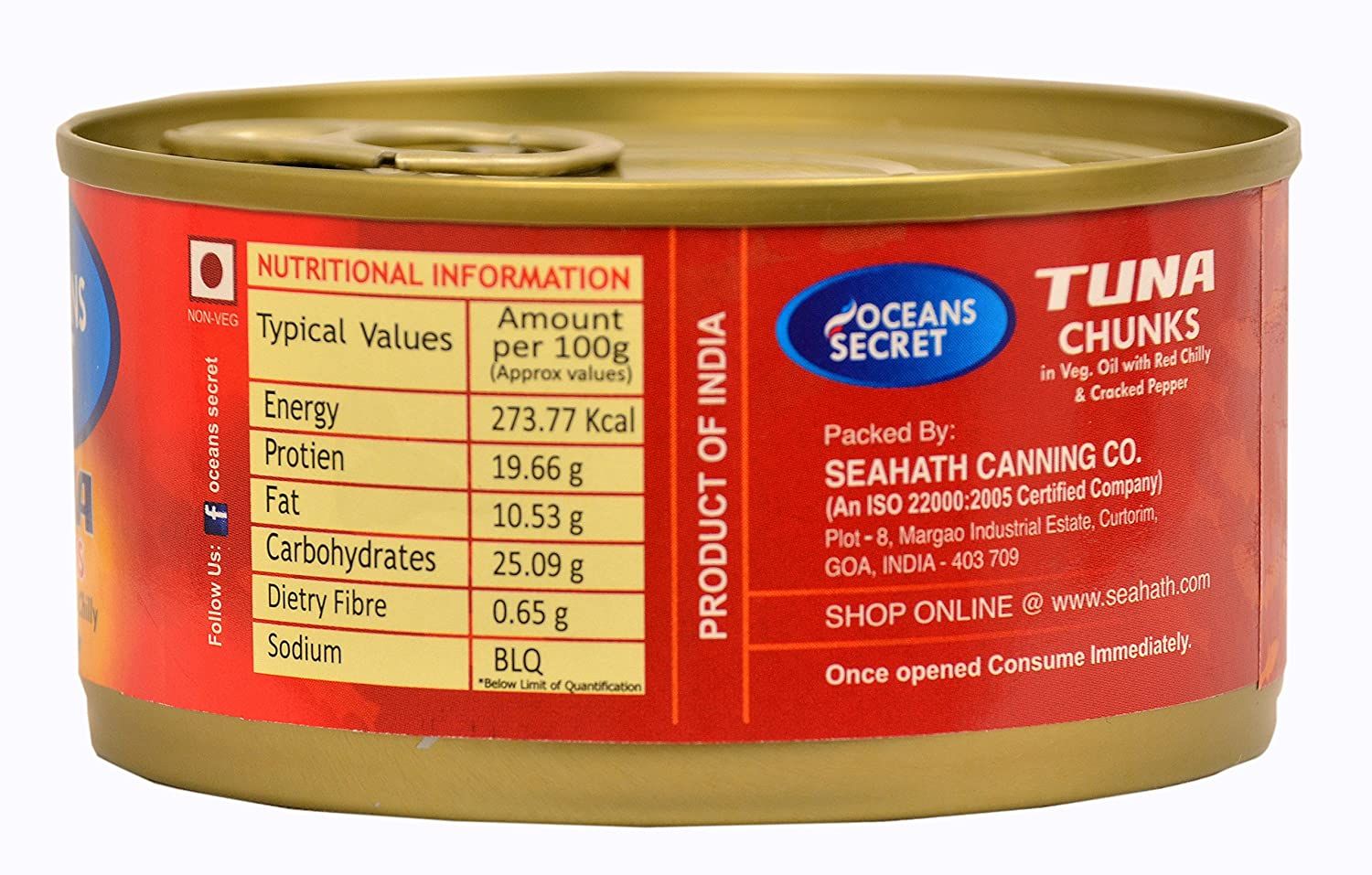 Ocean's Secret Canned Tuna in Chilly Pepper Image