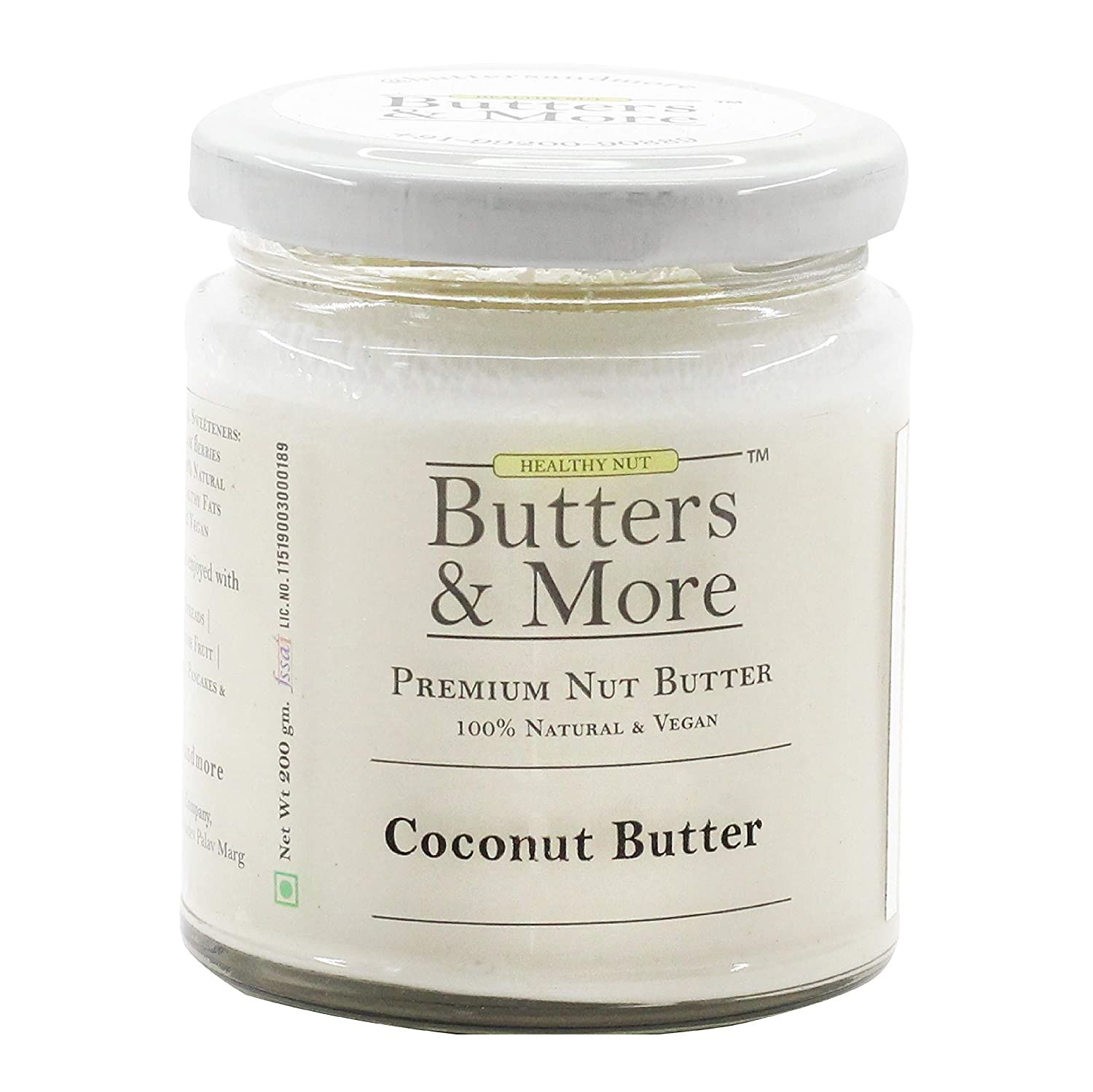 Butters & More Vegan Natural Coconut Butter  Image