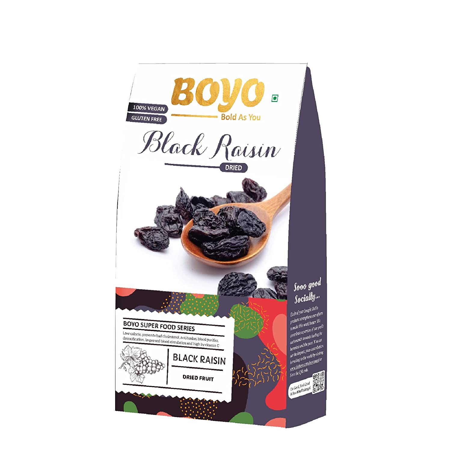BOYO Premium Black Raisins Image