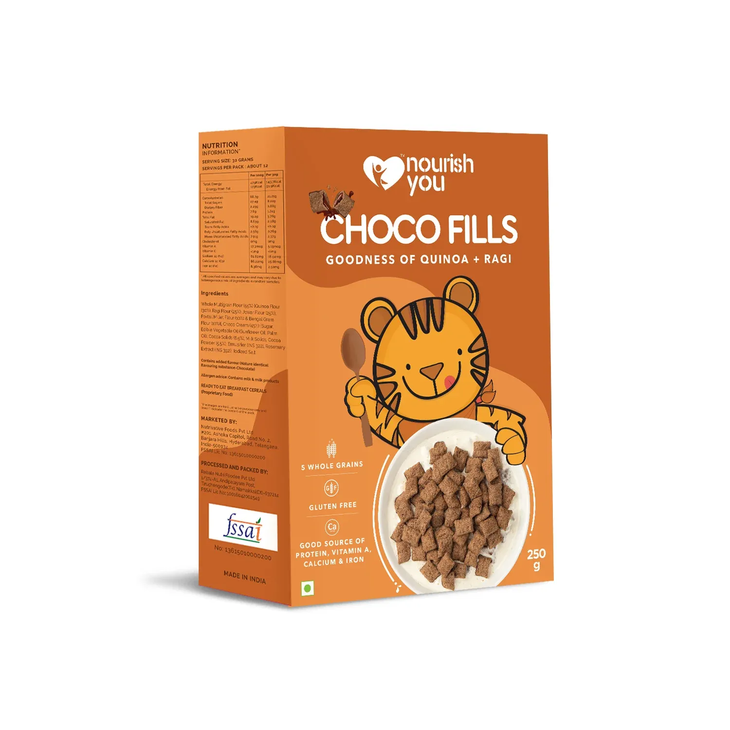 Nourish You Choco Fills With Quinoa + Ragi