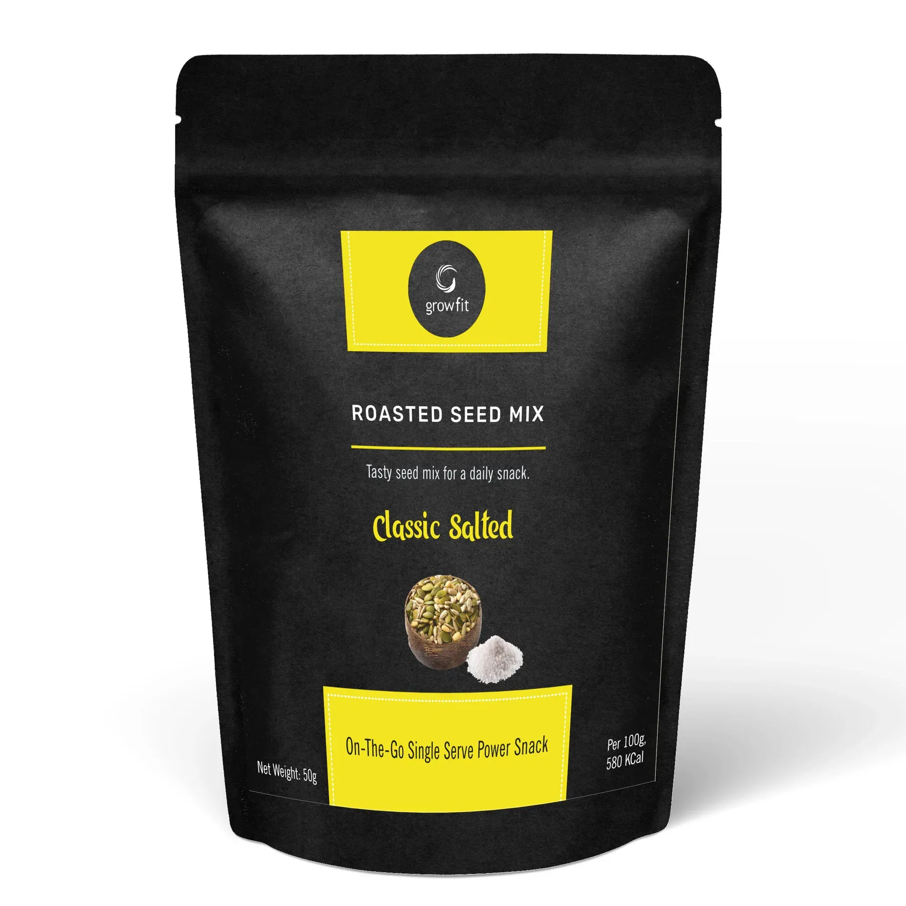 GrowFit Roasted Organic Classic Salted Seed Image