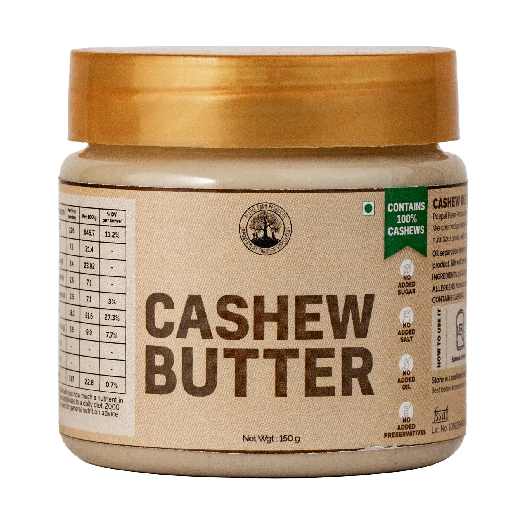 Peepal Farm Cashew Butter Image