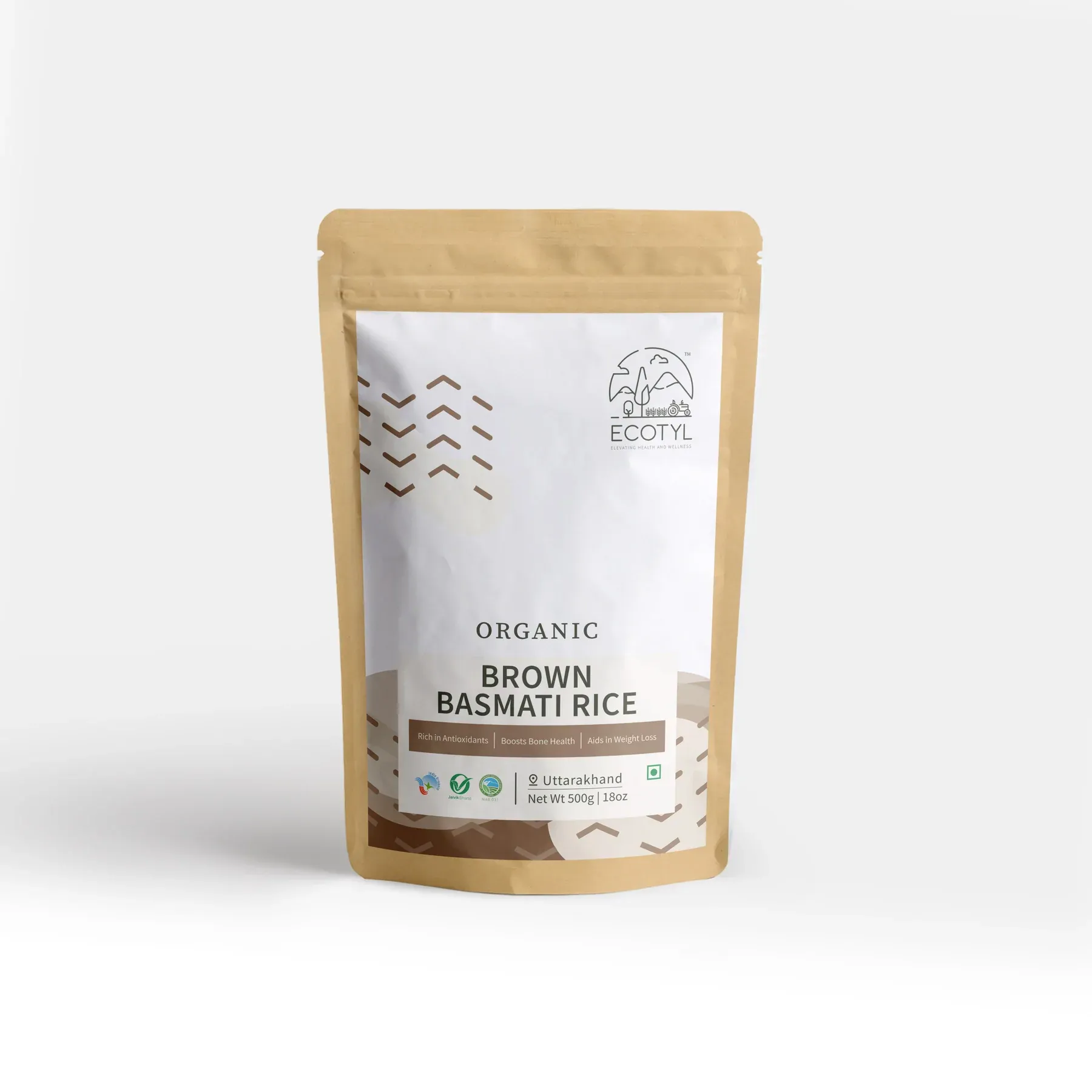 Ecotyl Organic Brown Basmati Rice Image