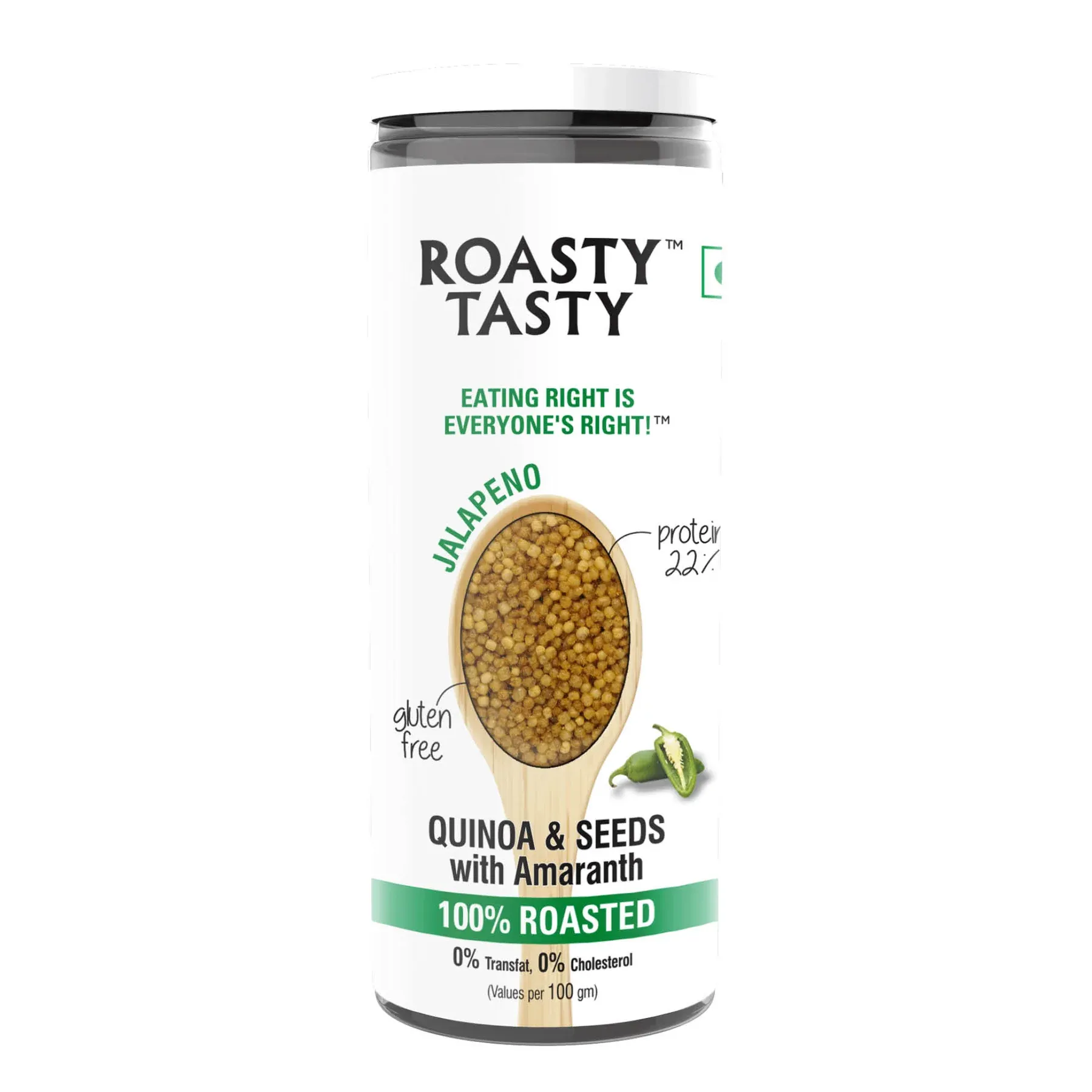 Roasty Tasty Quinoa Puff & Seeds with Amaranth Jalapeno  Image