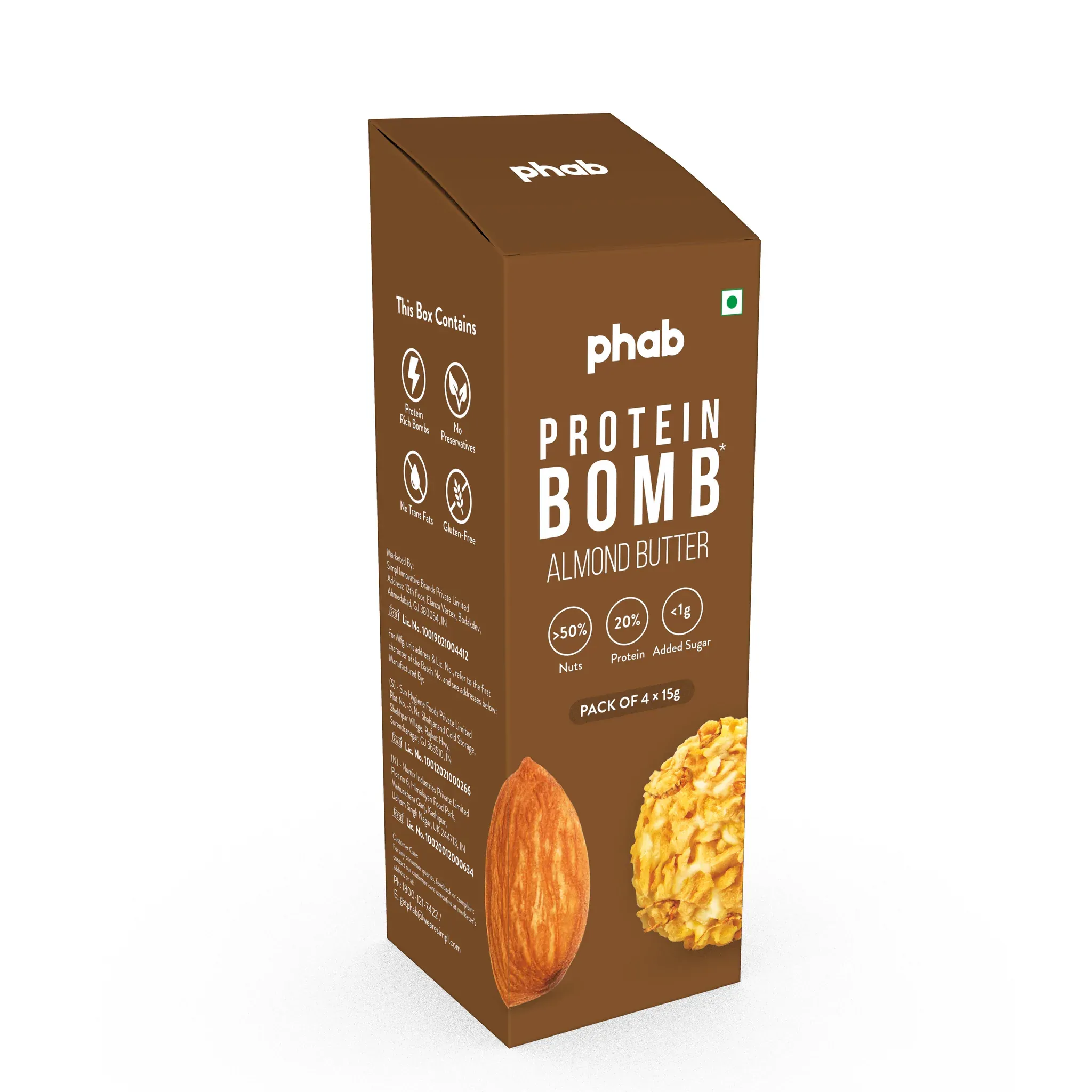 phab Protein Bomb Almond Butter Image