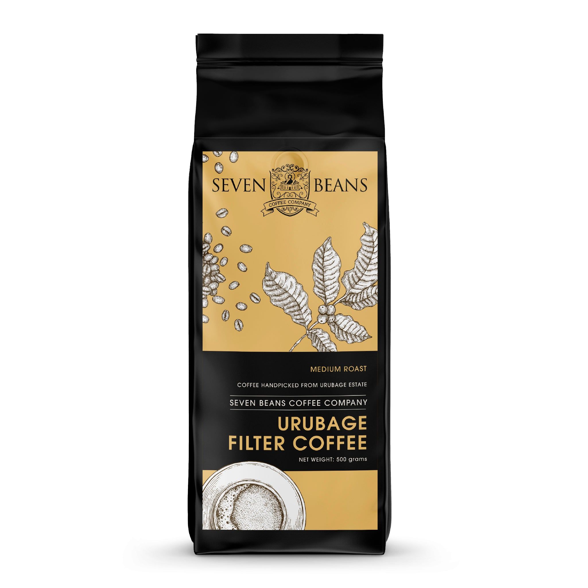 Seven Beans Medium Roast Urubage Filter Coffee Image