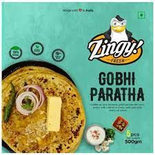 Zingy Fresh Gobhi Paratha Image