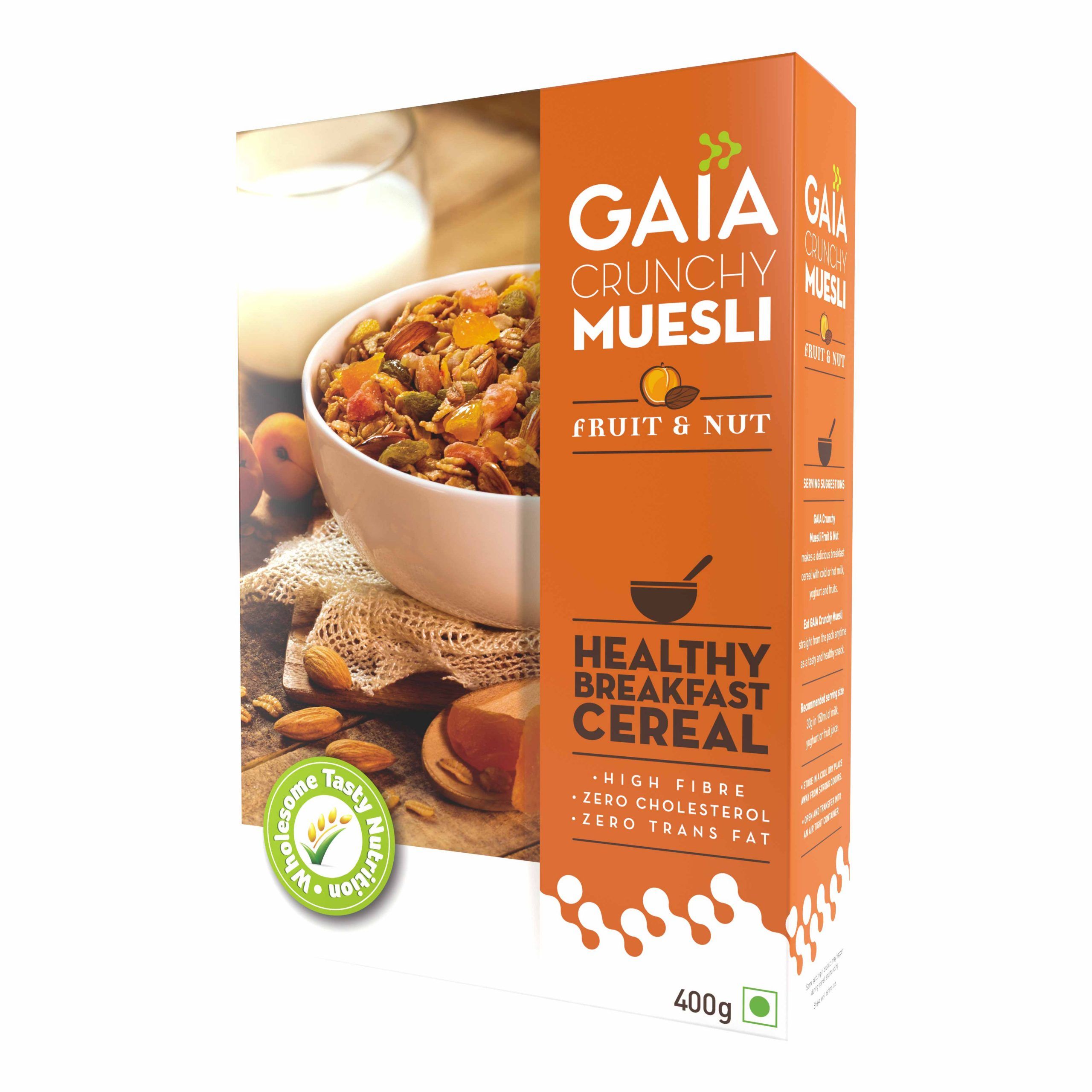 Gaia Crunchy Muesli – Fruit & Nut Image