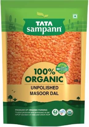 Tata Sampann Organic Masoor Dal Split Image