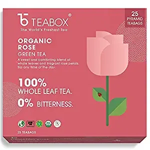 Teabox Organic Rose Green Tea Image