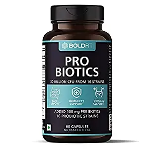 Bold Fit Probiotics Supplement 30 Billion CFU For Men & Women Capsules Image