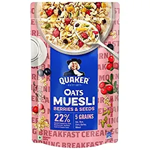 Quaker Oats Muesli Berries & Seeds flavour Image