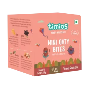 Timios Mini Oaty Bites Nuts and Berries for Toddlers Image