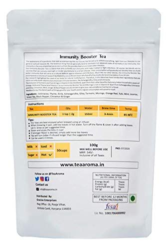 Tea Aroma Immunity Booster Tea Ashwagandha Image