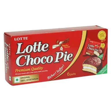 Lotte Choco Pie With Rich Marshmallow Image