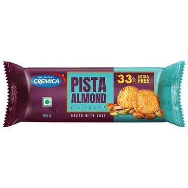 Cremica Pista Almond Cookies Image