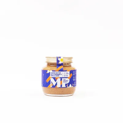 The Mindful Pantry Almond Butter with Cinnamon and Vanilla Bean Image