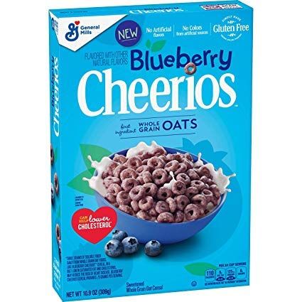 General Mills Cheerios Blueberry Wholegrain Oats Image