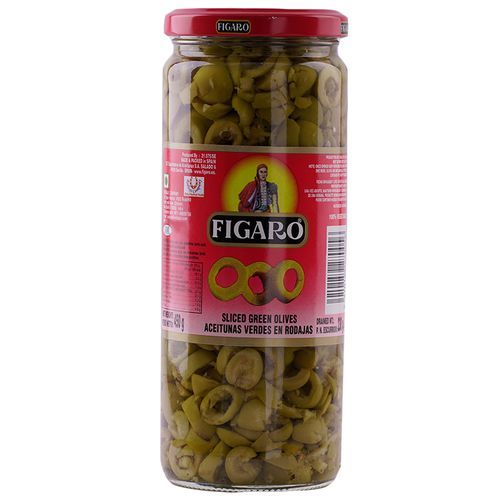 Figaro Olives Green Sliced Image