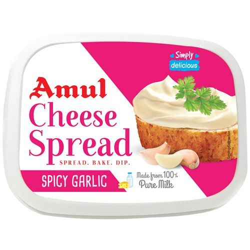 Amul Cheese Spread Spicy Garlic Image