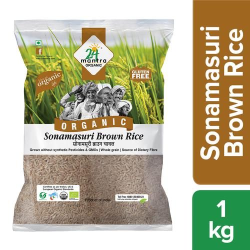 24 Mantra Organic Rice Sonamasuri Brown Image