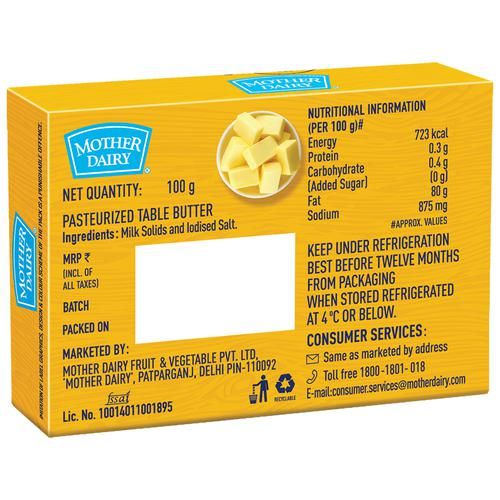 Mother Dairy Butter Image