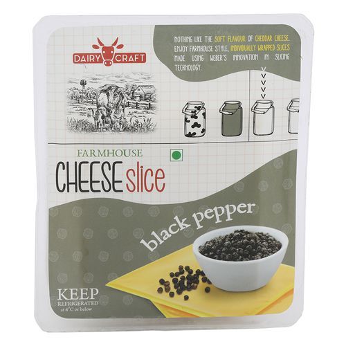 Dairy Craft Cheese Slices Black Pepper Image