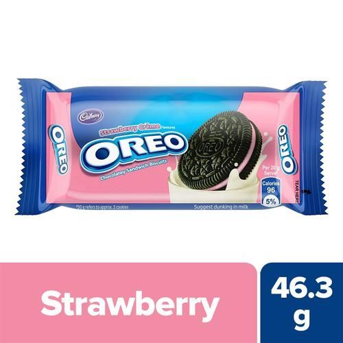 Cadbury Oreo Strawberry Creme Biscuit Image